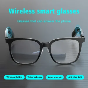 Wireless smart glasses with music playback and wireless calling functions