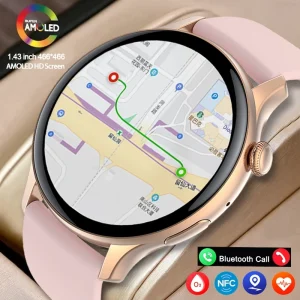 2026 New True AMOLED Smart Watch Ladies Health Tracker Voice Calling