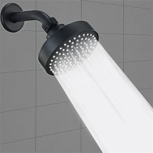 1 Piece Of Bathroom Facilities 4 Inch Black Faucet Replacement Shower Head